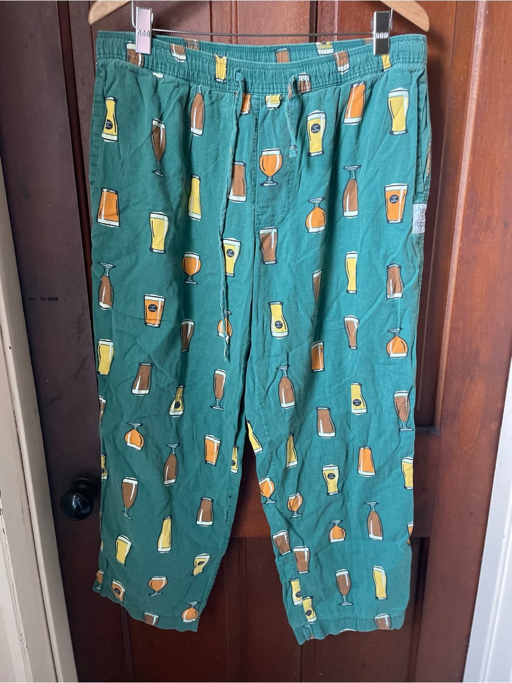 Life is Good men's large green sleep pajama pants